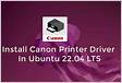 How to install printer driver from terminal in ubuntu 22.0